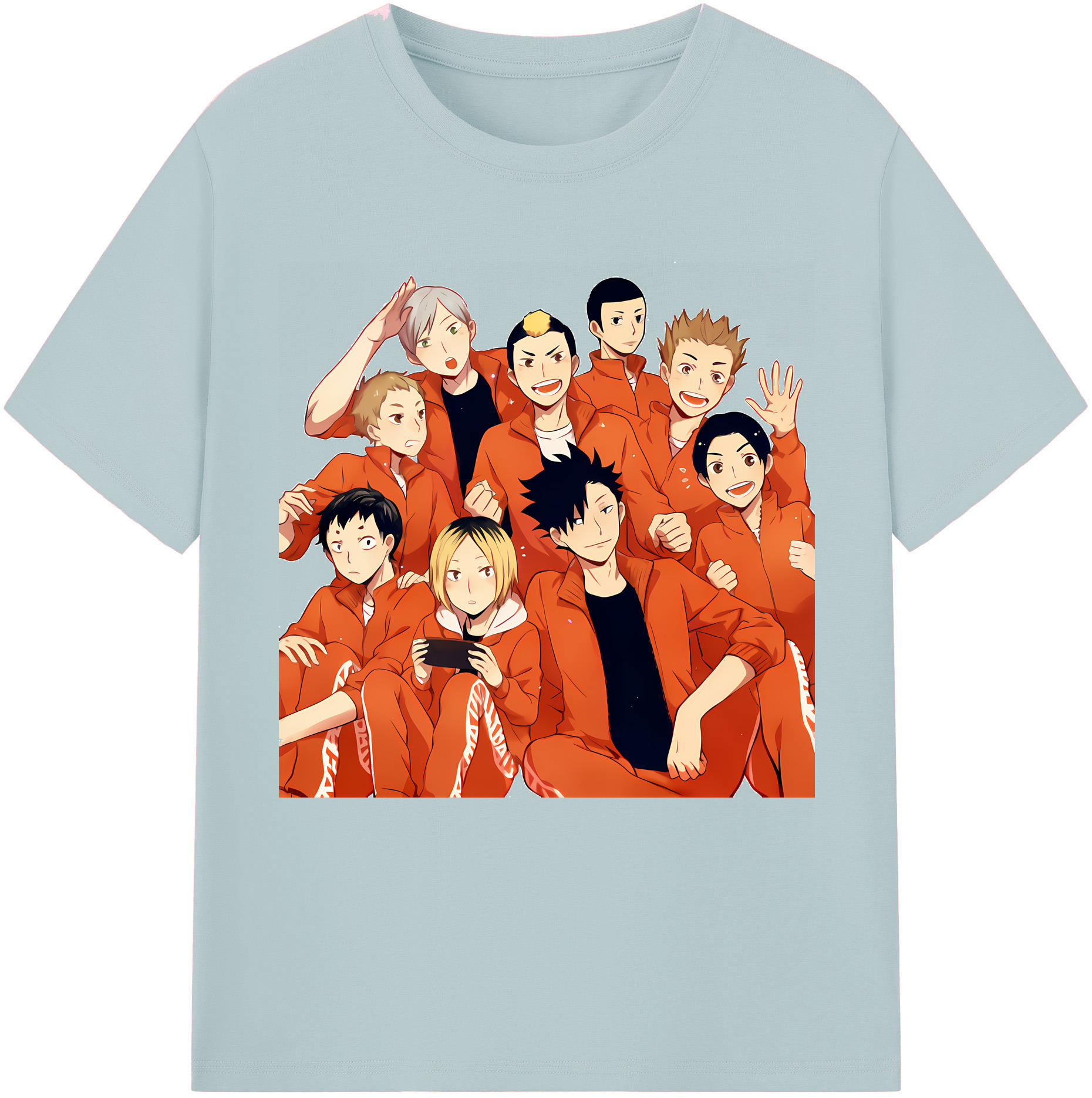 （画像用） ハイキュー!! Haikyu!! 綿100％半袖Tシャツ（フロントプリント）